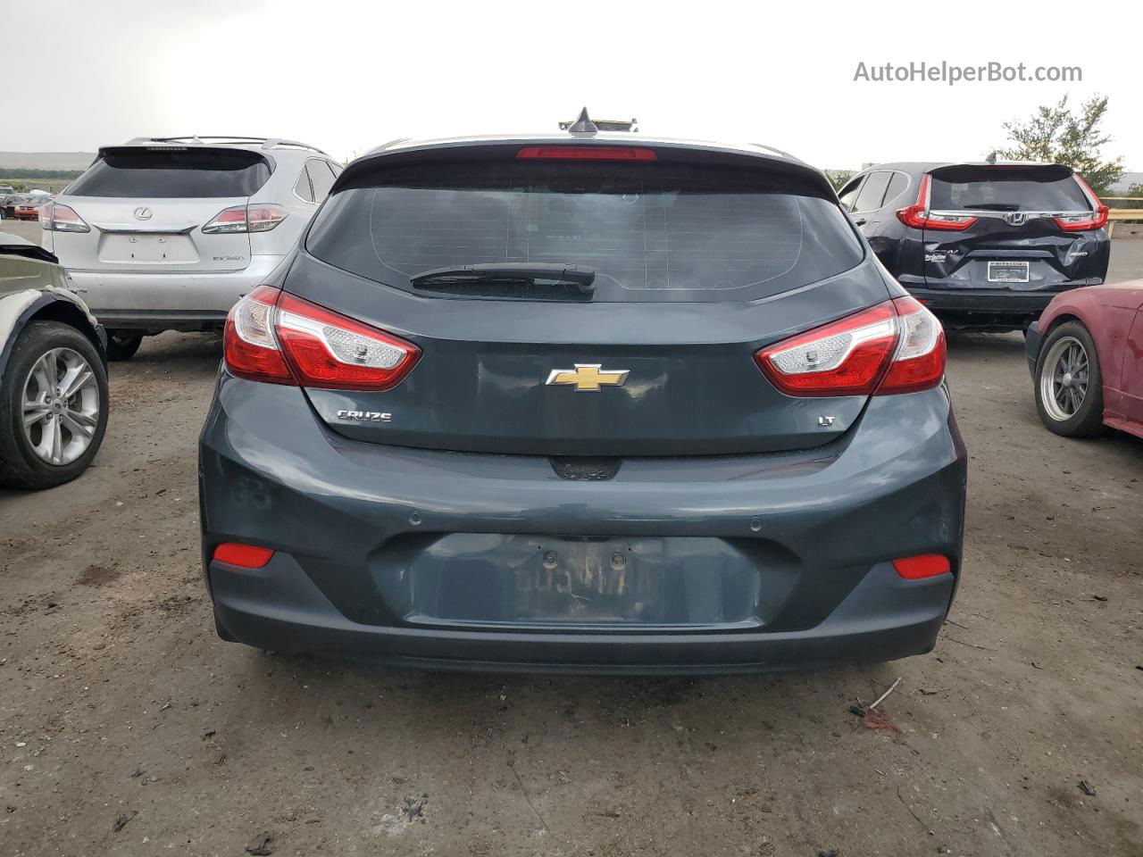 2017 Chevrolet Cruze Lt Charcoal vin: 3G1BE6SM2HS549547