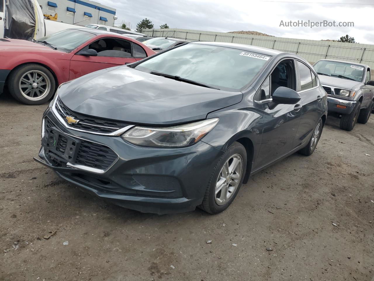 2017 Chevrolet Cruze Lt Charcoal vin: 3G1BE6SM2HS549547