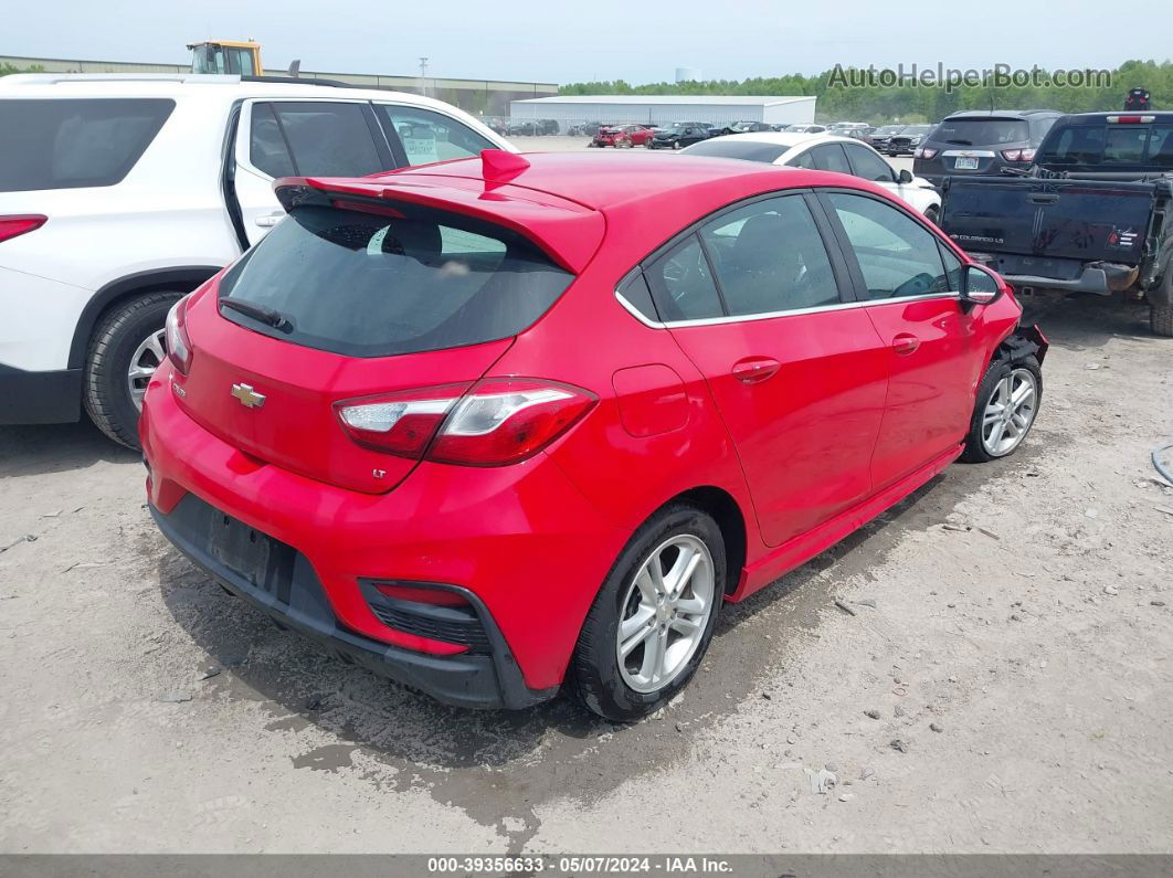 2017 Chevrolet Cruze Lt Auto Red vin: 3G1BE6SM2HS568681