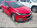 2017 Chevrolet Cruze Lt Auto Красный vin: 3G1BE6SM2HS568681