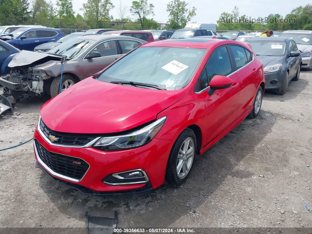 2017 Chevrolet Cruze Lt Auto Red vin: 3G1BE6SM2HS568681