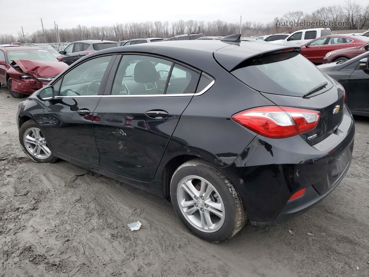 2018 Chevrolet Cruze Lt Black vin: 3G1BE6SM2JS561445