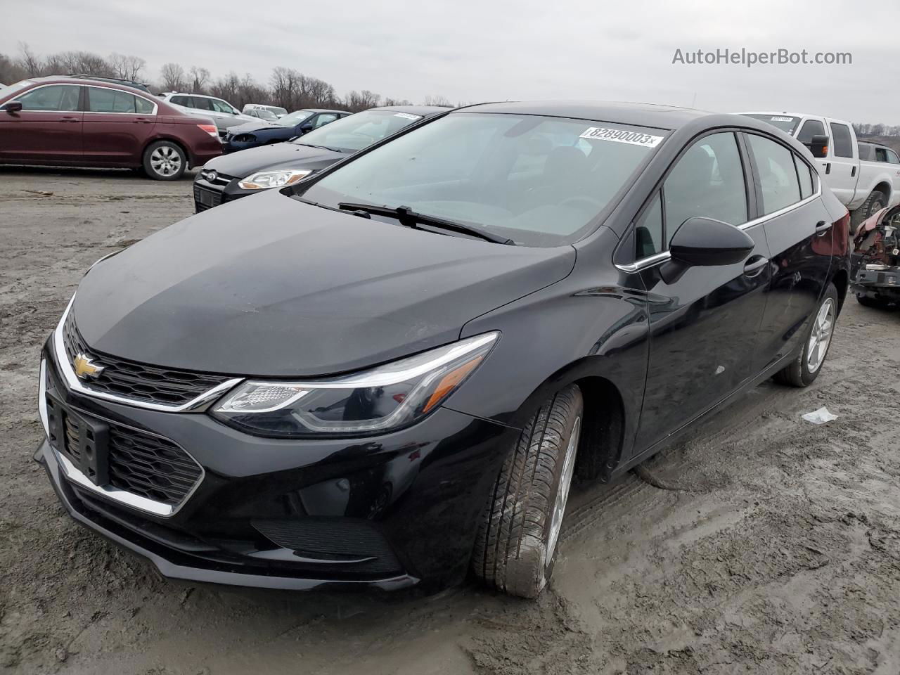 2018 Chevrolet Cruze Lt Черный vin: 3G1BE6SM2JS561445