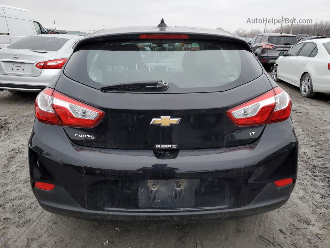 2018 Chevrolet Cruze Lt Black vin: 3G1BE6SM2JS561445