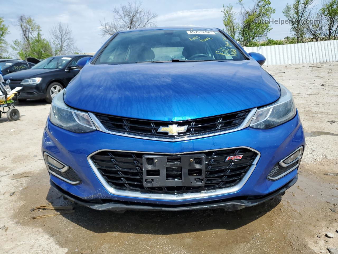 2018 Chevrolet Cruze Lt Blue vin: 3G1BE6SM2JS575488