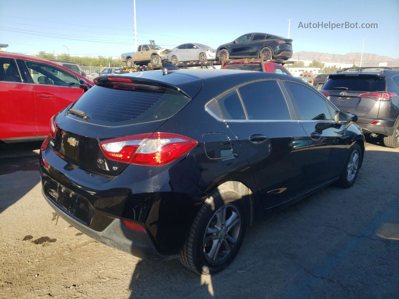 2018 Chevrolet Cruze Lt Black vin: 3G1BE6SM2JS652568