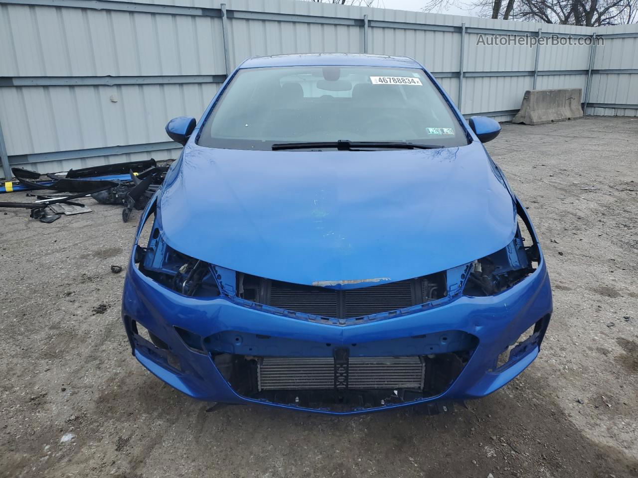 2018 Chevrolet Cruze Lt Blue vin: 3G1BE6SM2JS653624