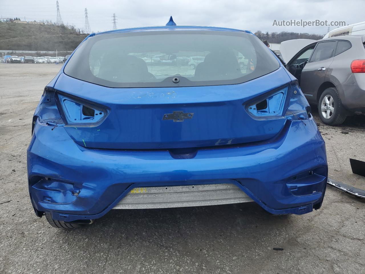 2018 Chevrolet Cruze Lt Blue vin: 3G1BE6SM2JS653624