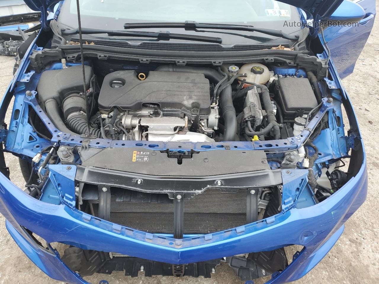 2018 Chevrolet Cruze Lt Синий vin: 3G1BE6SM2JS653624