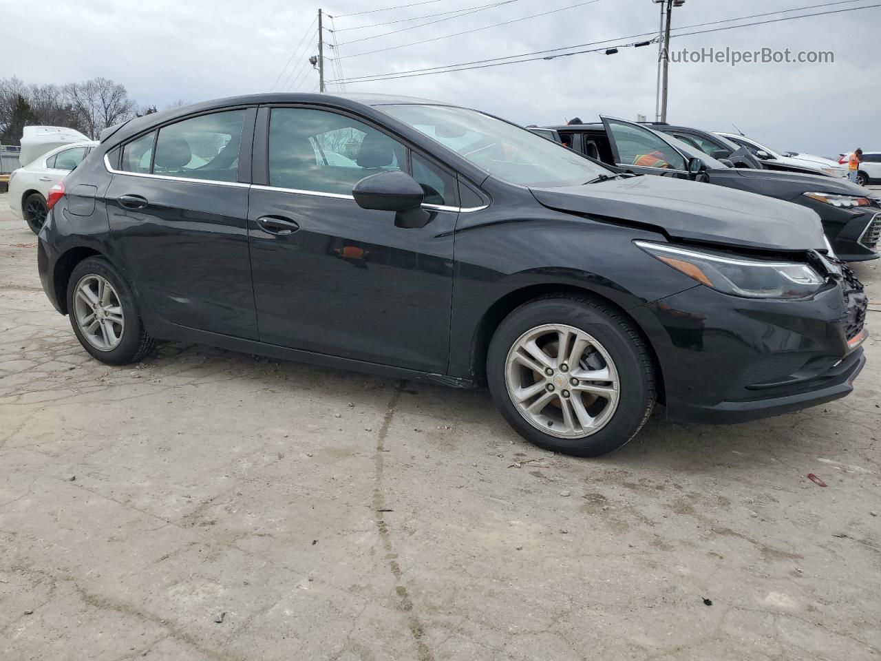 2017 Chevrolet Cruze Lt Черный vin: 3G1BE6SM3HS578653