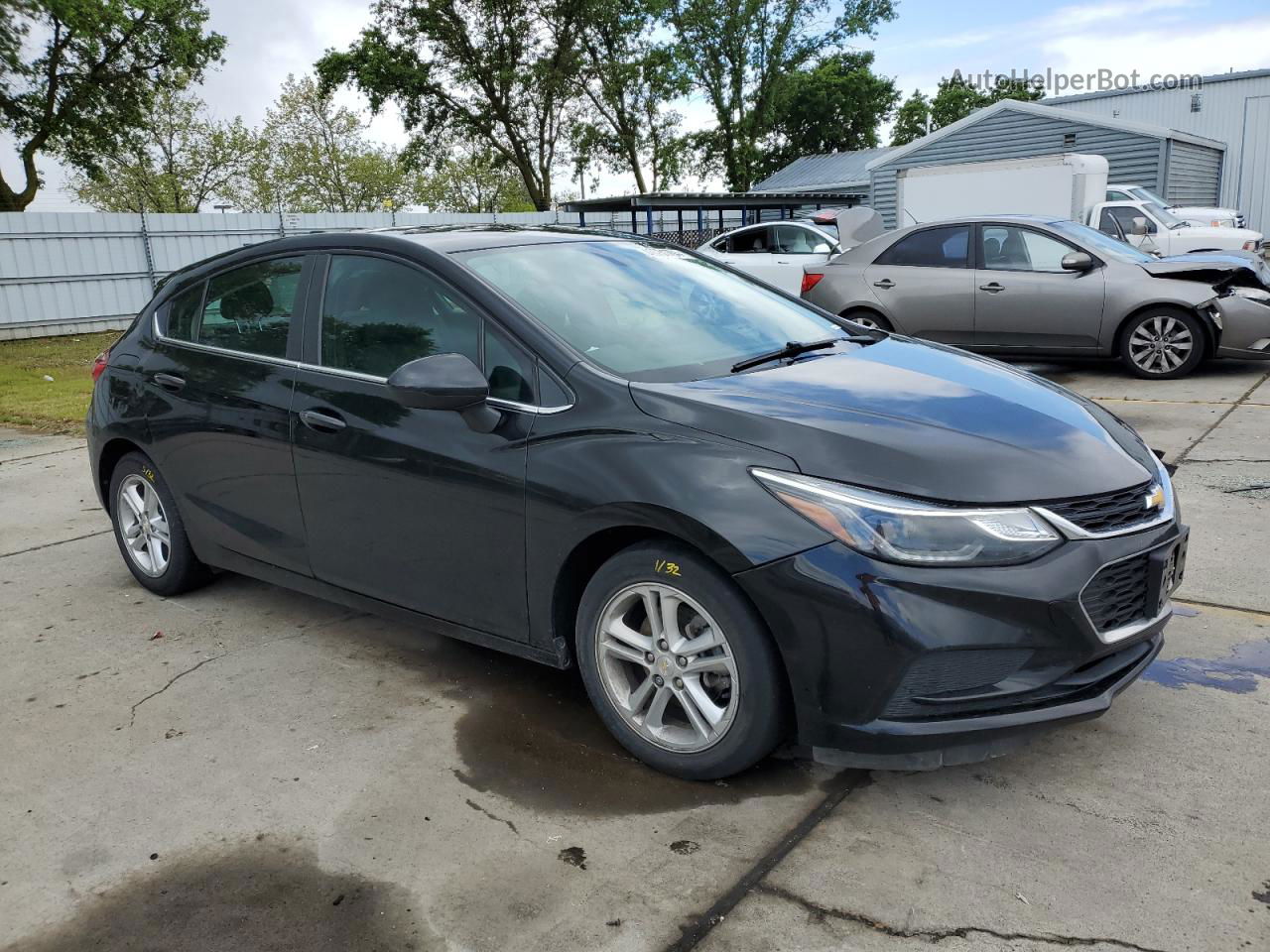 2017 Chevrolet Cruze Lt Black vin: 3G1BE6SM3HS609948