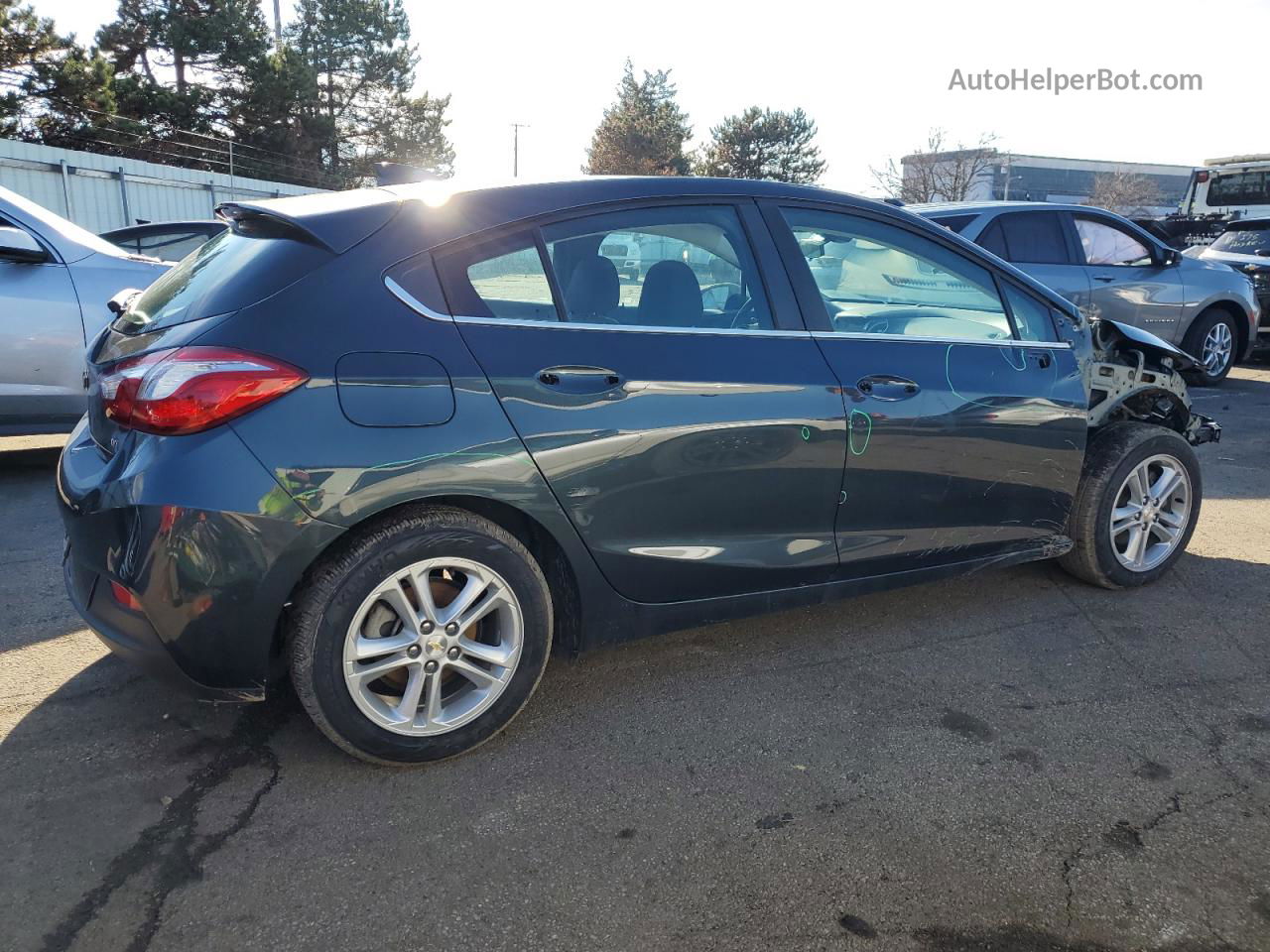 2017 Chevrolet Cruze Lt Charcoal vin: 3G1BE6SM3HS615538