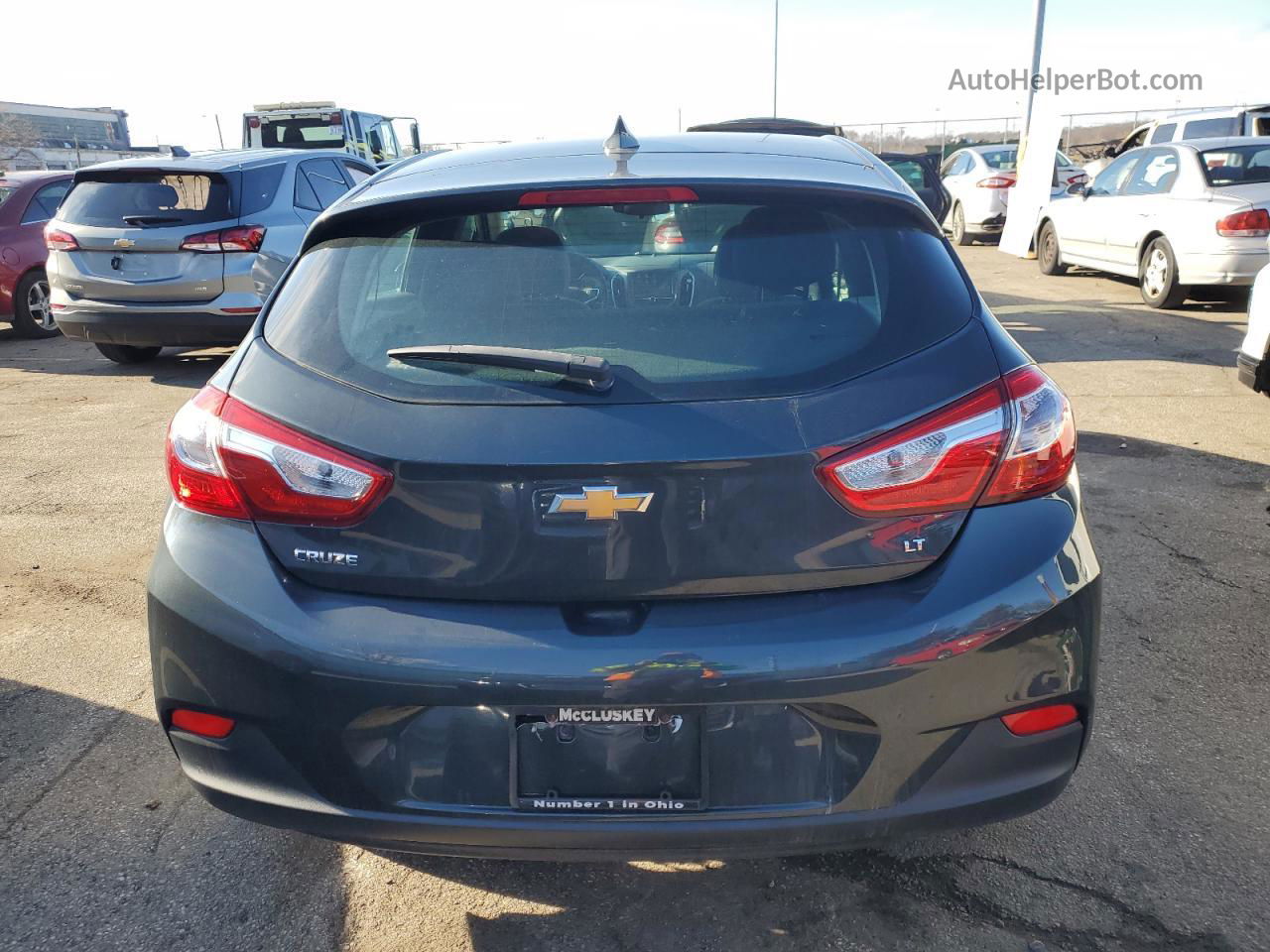 2017 Chevrolet Cruze Lt Charcoal vin: 3G1BE6SM3HS615538