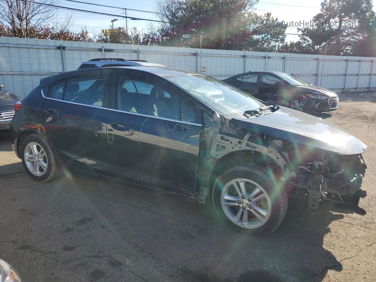 2017 Chevrolet Cruze Lt Charcoal vin: 3G1BE6SM3HS615538