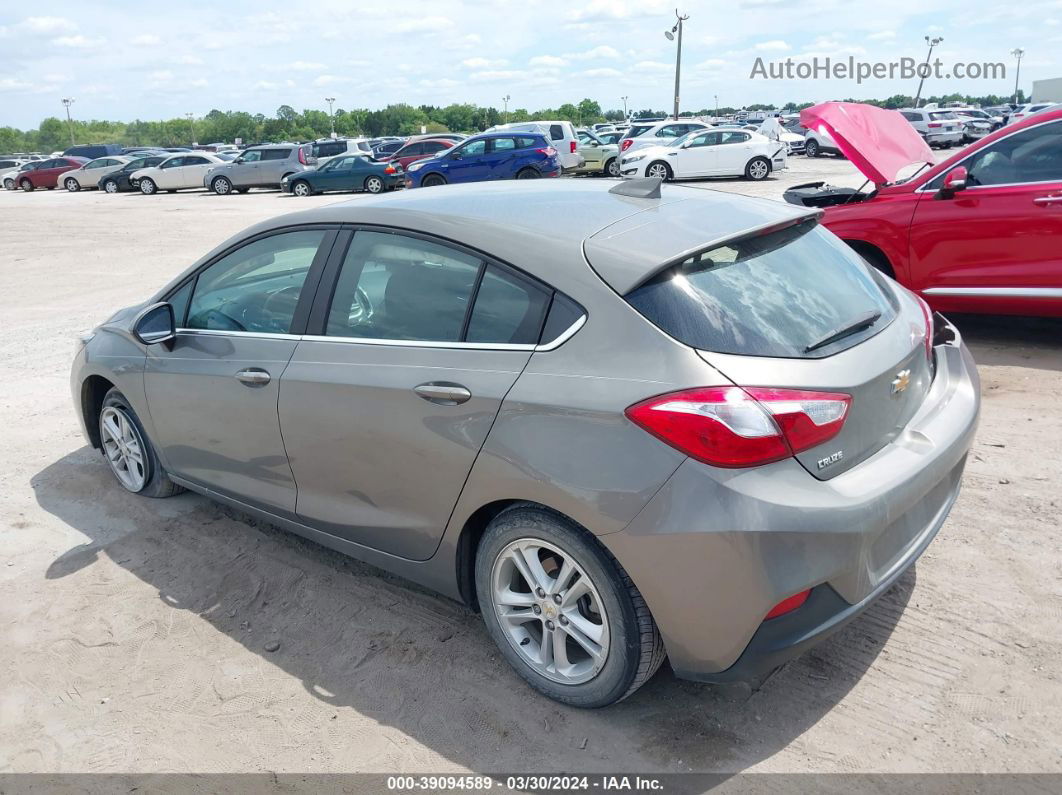 2018 Chevrolet Cruze Lt Auto Серый vin: 3G1BE6SM3JS607977