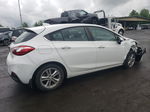 2018 Chevrolet Cruze Lt White vin: 3G1BE6SM3JS654894