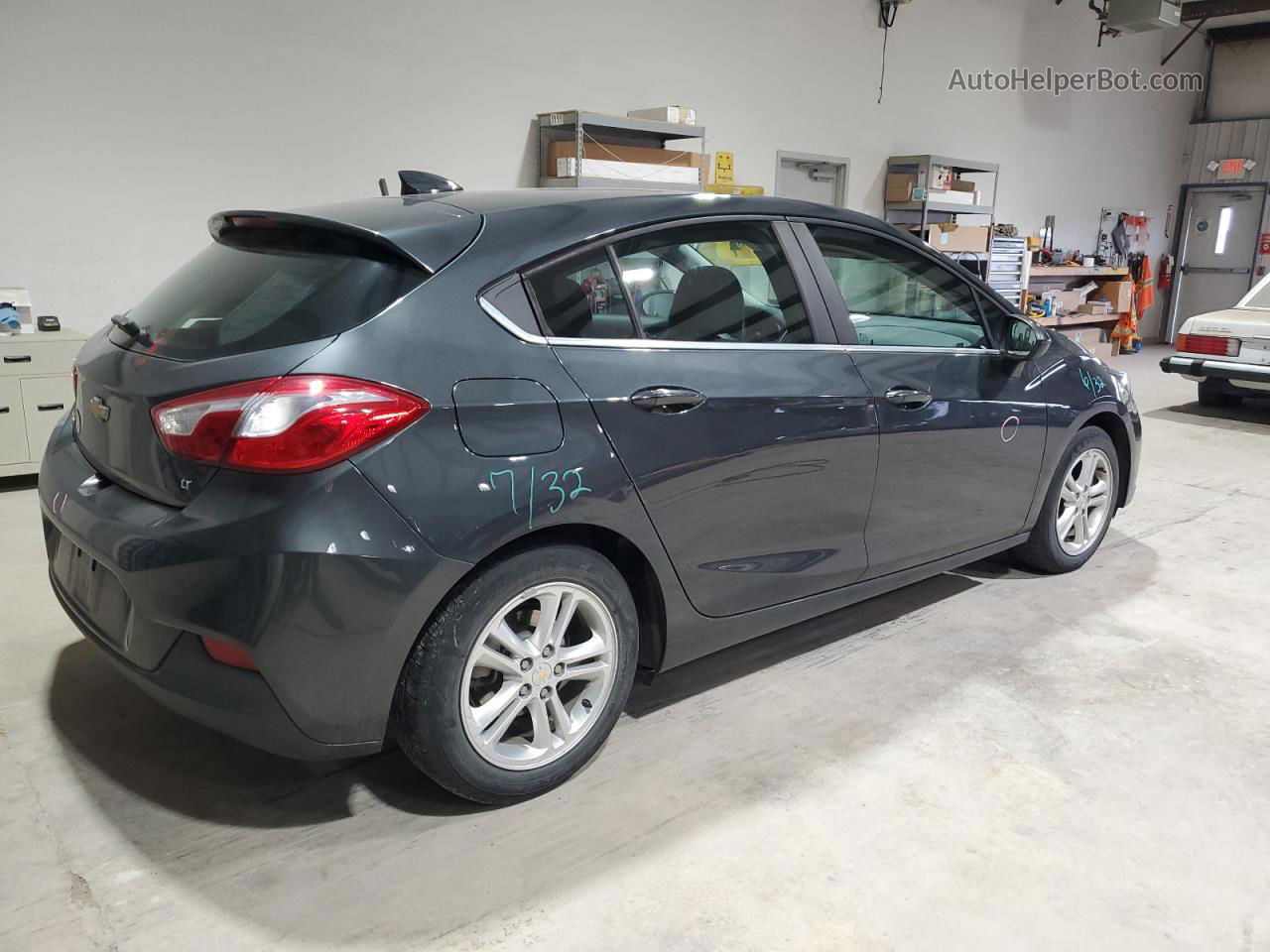 2017 Chevrolet Cruze Lt Charcoal vin: 3G1BE6SM4HS526867