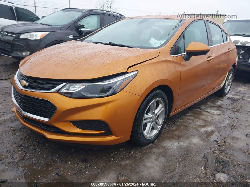 2017 Chevrolet Cruze Lt Auto Orange vin: 3G1BE6SM4HS529641