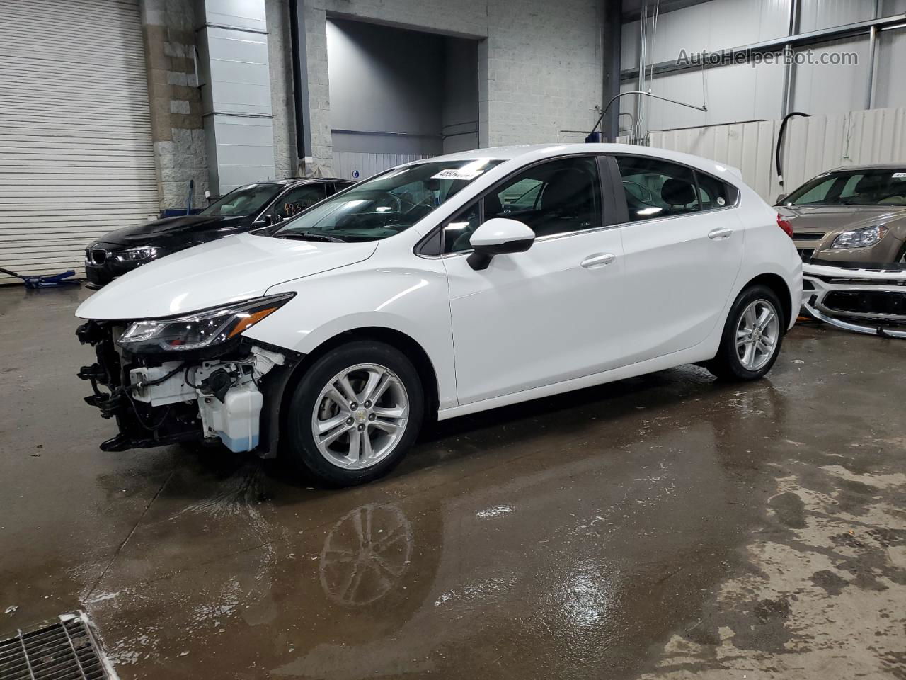 2017 Chevrolet Cruze Lt White vin: 3G1BE6SM4HS567905