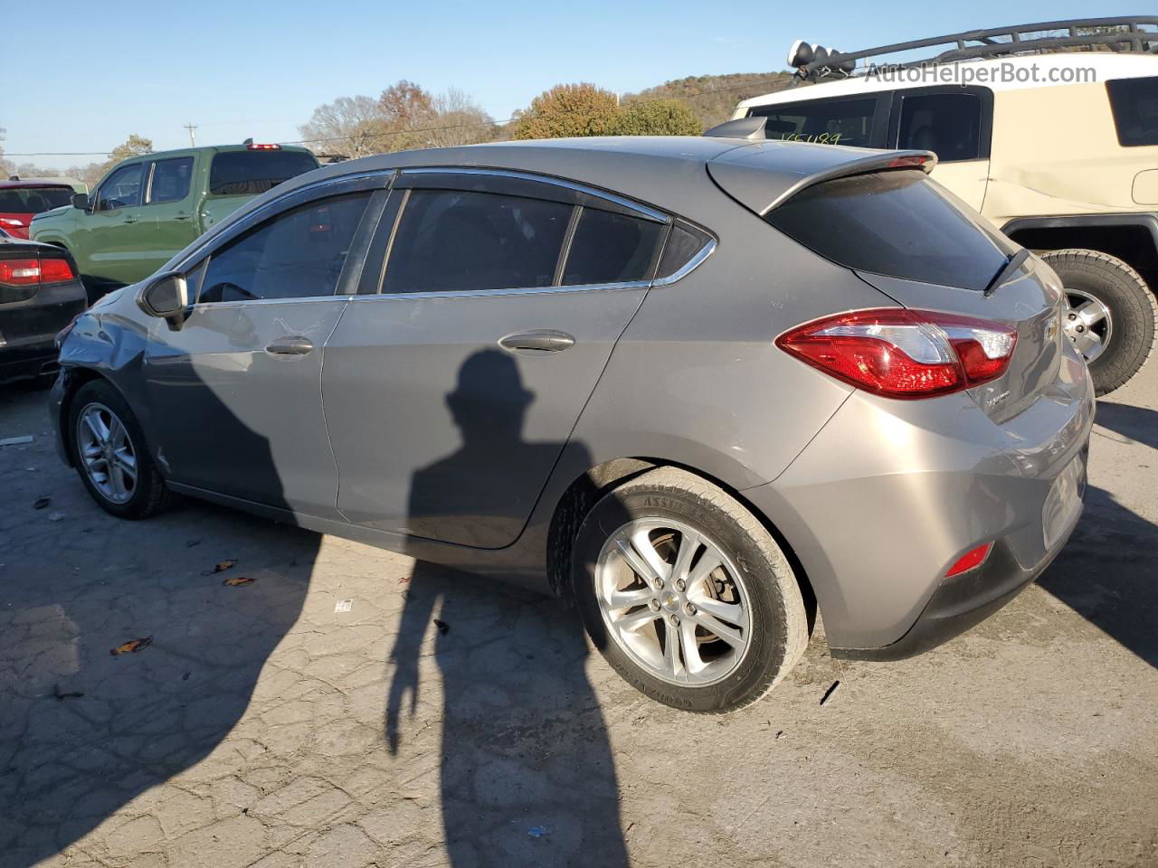 2017 Chevrolet Cruze Lt Gray vin: 3G1BE6SM4HS579519