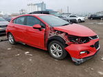 2017 Chevrolet Cruze Lt Red vin: 3G1BE6SM4HS584154