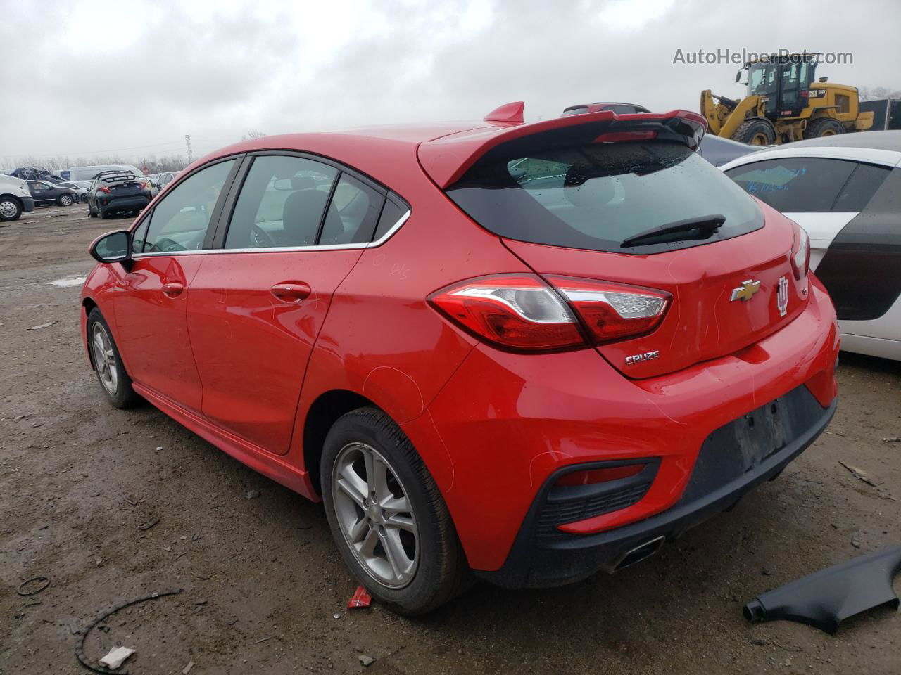 2017 Chevrolet Cruze Lt Red vin: 3G1BE6SM4HS584154