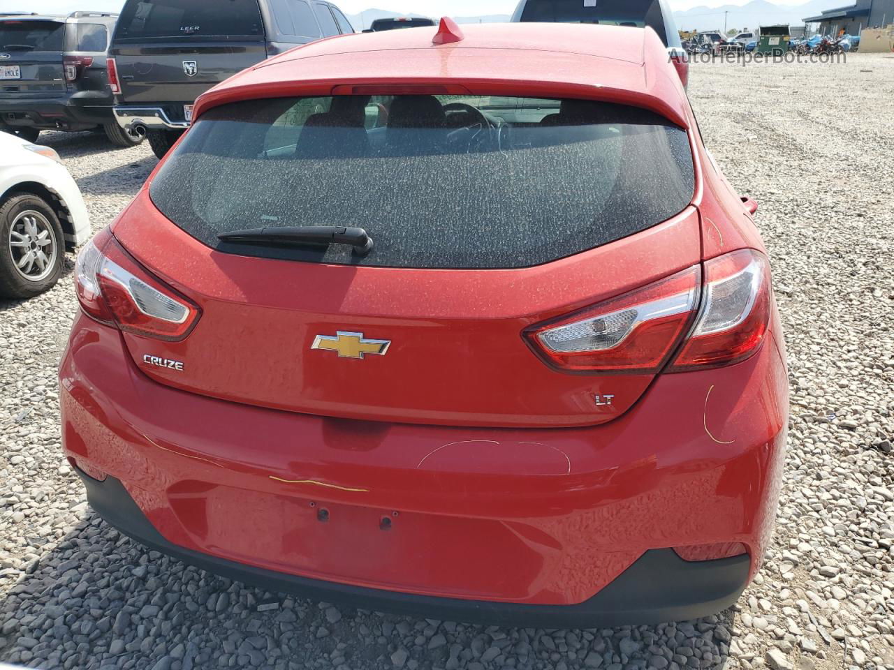 2017 Chevrolet Cruze Lt Red vin: 3G1BE6SM4HS589032