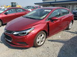 2017 Chevrolet Cruze Lt Burgundy vin: 3G1BE6SM4HS600580