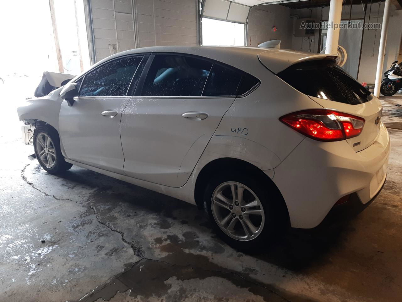 2018 Chevrolet Cruze Lt White vin: 3G1BE6SM4JS521755