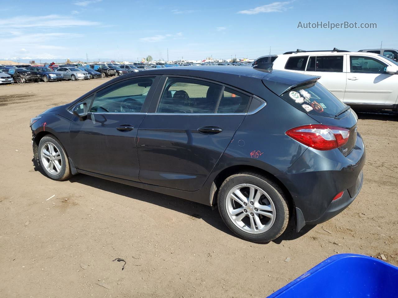 2018 Chevrolet Cruze Lt Charcoal vin: 3G1BE6SM4JS524994