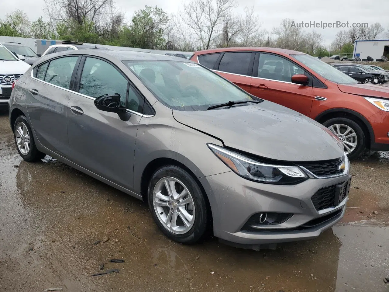 2018 Chevrolet Cruze Lt Бежевый vin: 3G1BE6SM4JS533601