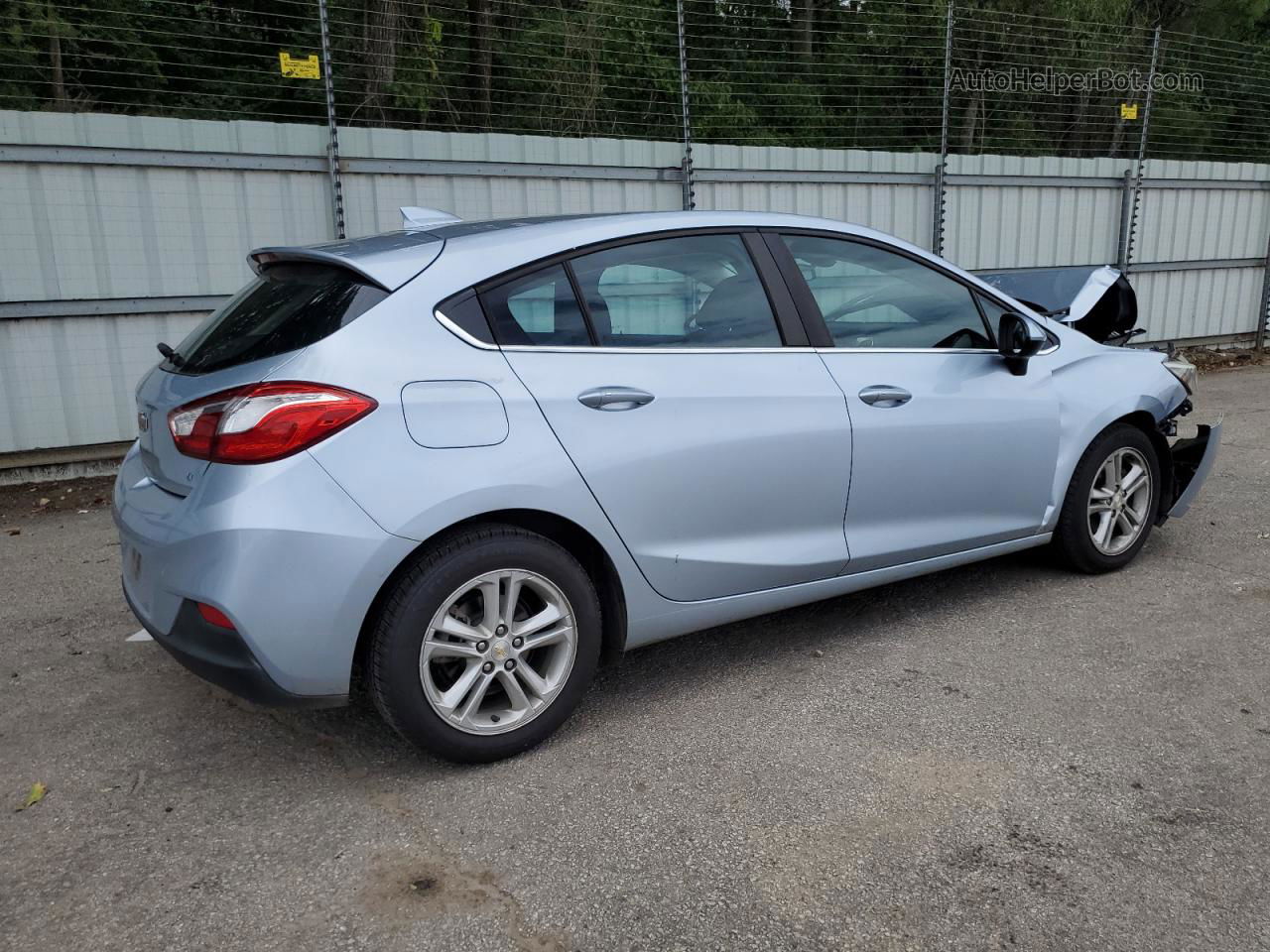 2017 Chevrolet Cruze Lt Blue vin: 3G1BE6SM5HS527221