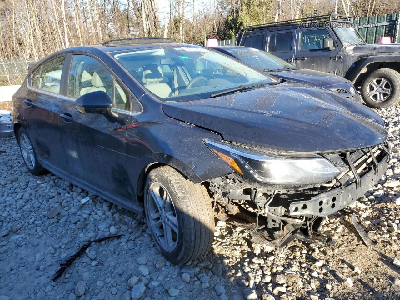 2017 Chevrolet Cruze Lt Charcoal vin: 3G1BE6SM5HS532614