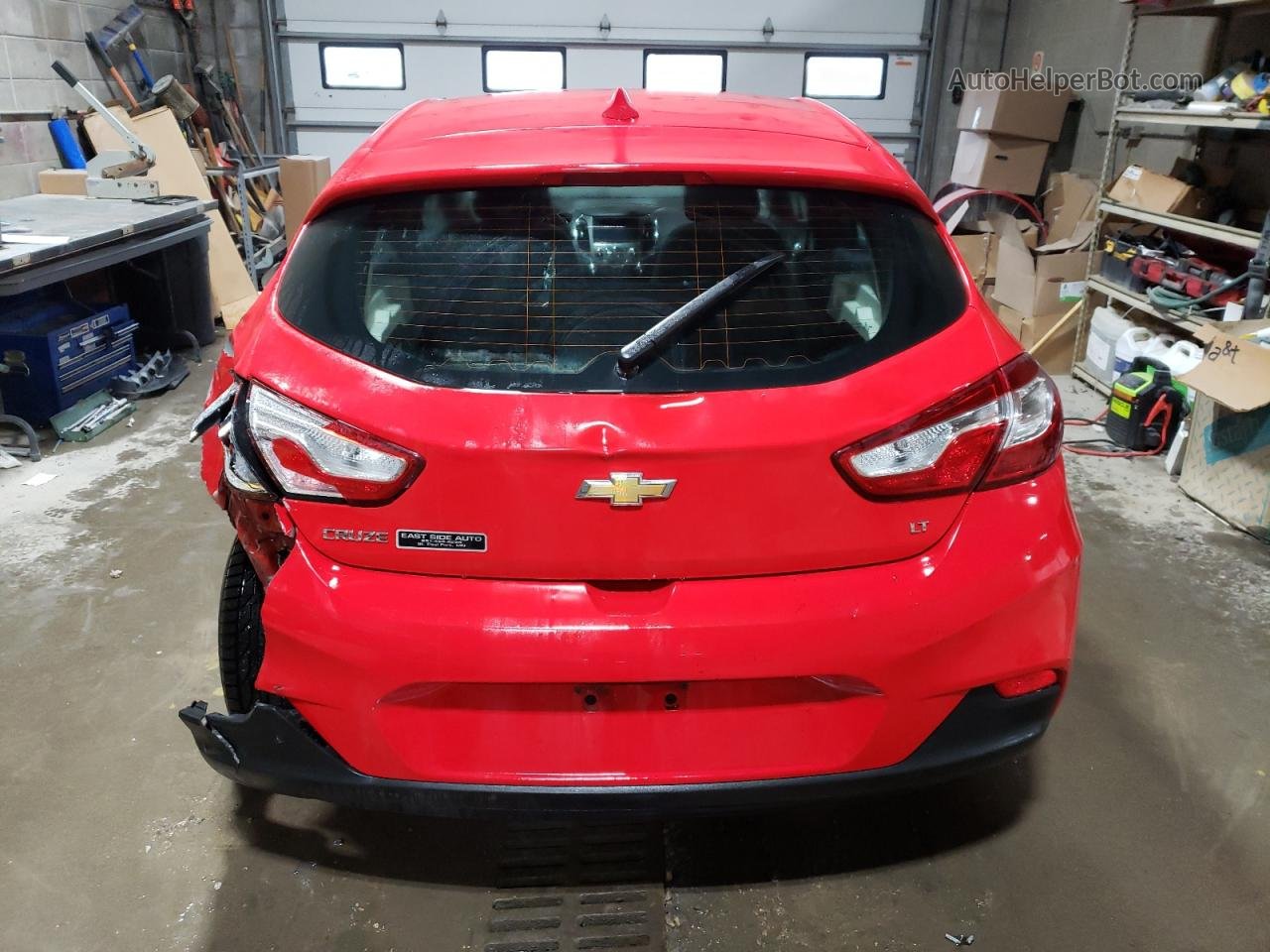 2018 Chevrolet Cruze Lt Red vin: 3G1BE6SM5JS568633