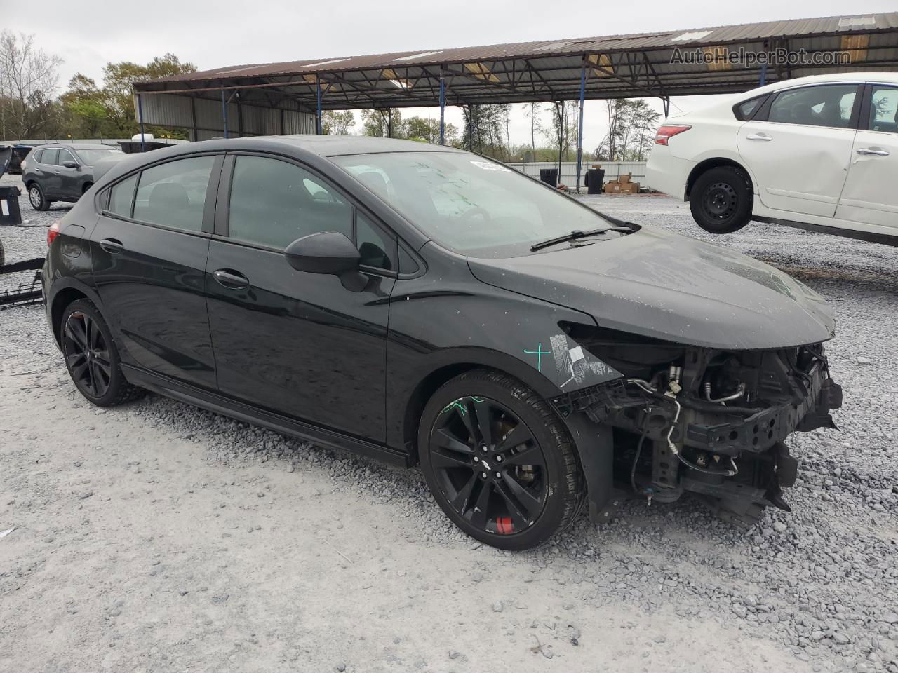 2018 Chevrolet Cruze Lt Black vin: 3G1BE6SM5JS581270