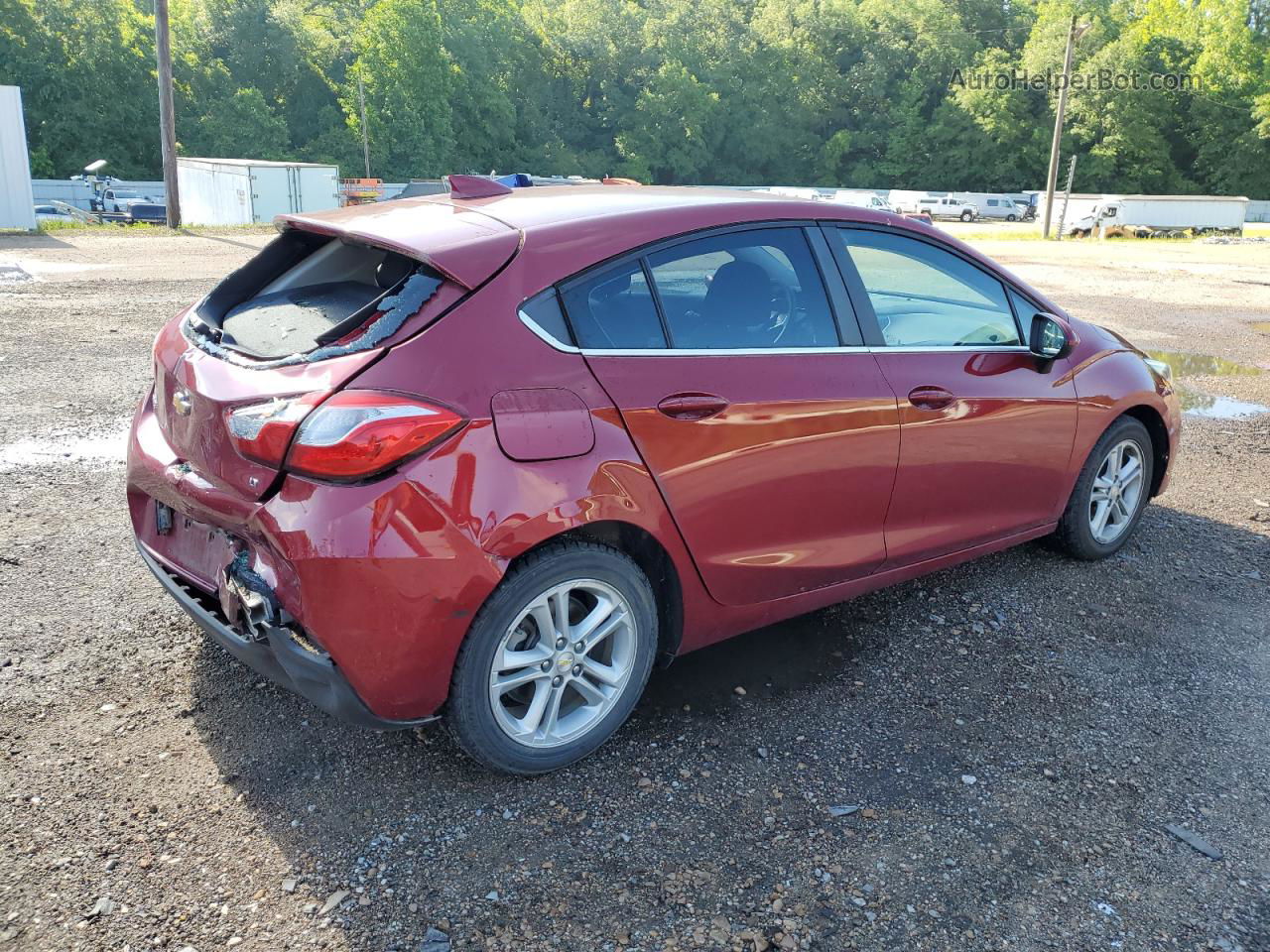 2017 Chevrolet Cruze Lt Red vin: 3G1BE6SM6HS544481