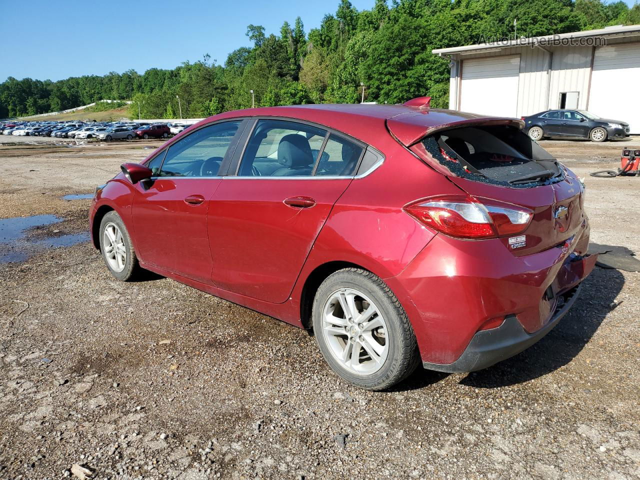 2017 Chevrolet Cruze Lt Red vin: 3G1BE6SM6HS544481