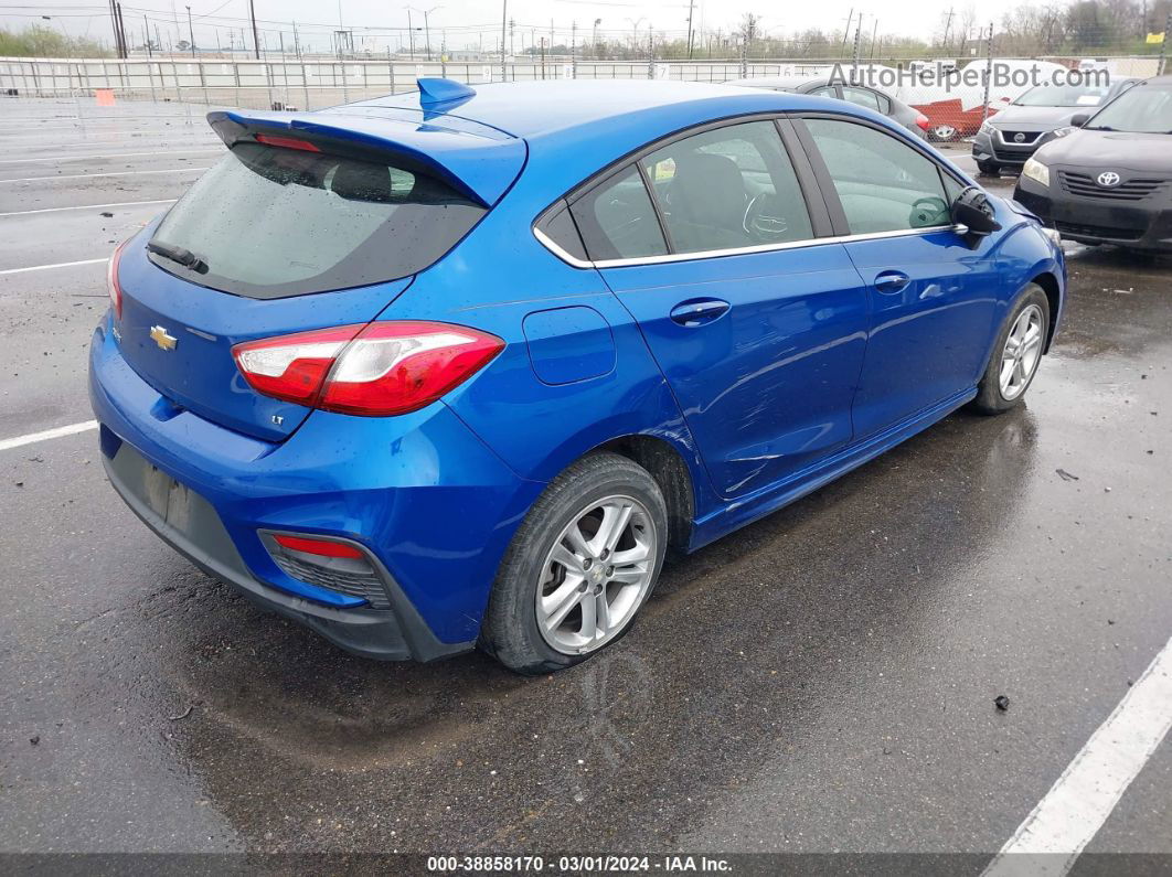 2017 Chevrolet Cruze Lt Auto Blue vin: 3G1BE6SM6HS599092