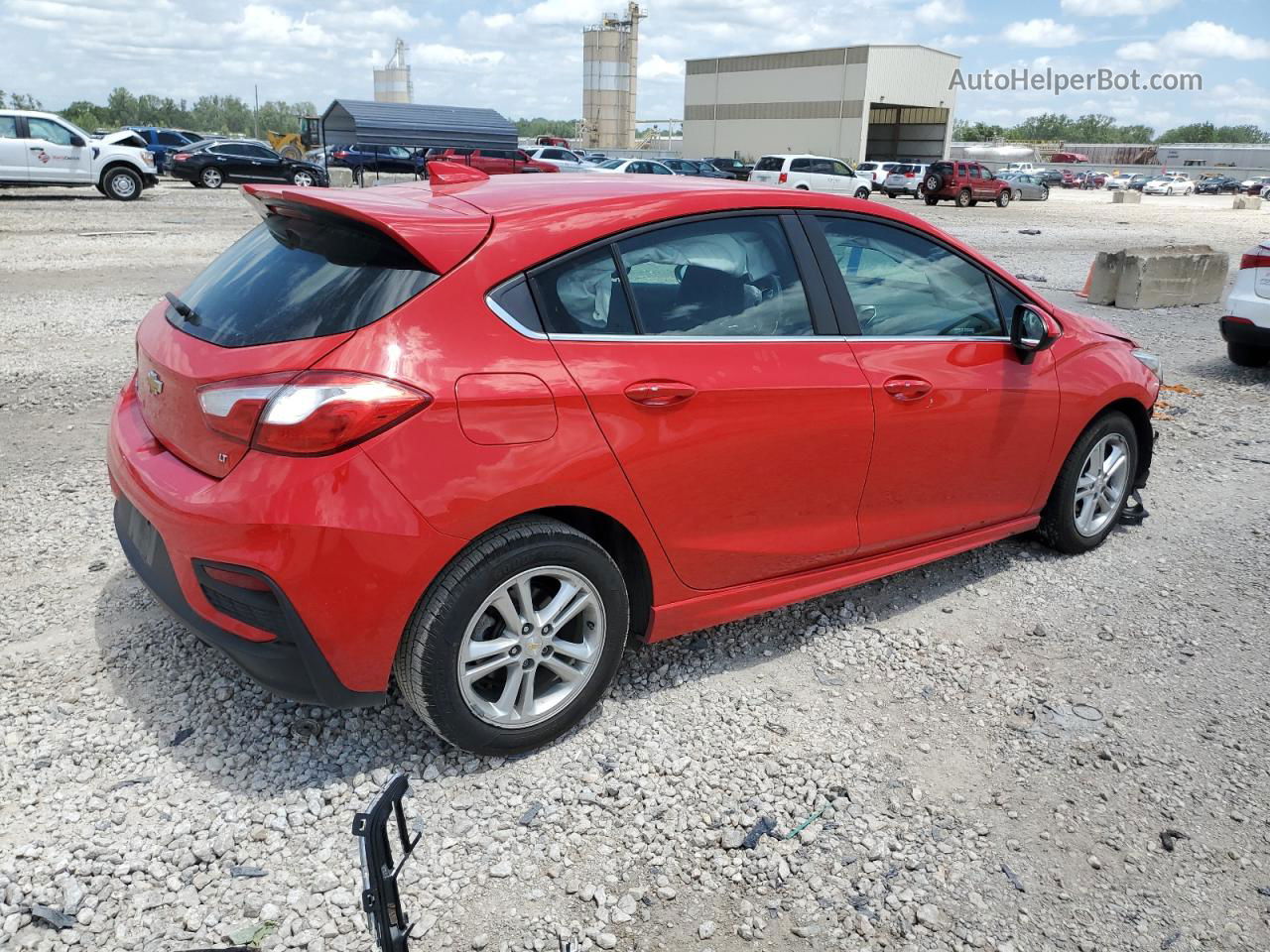 2018 Chevrolet Cruze Lt Red vin: 3G1BE6SM6JS589314