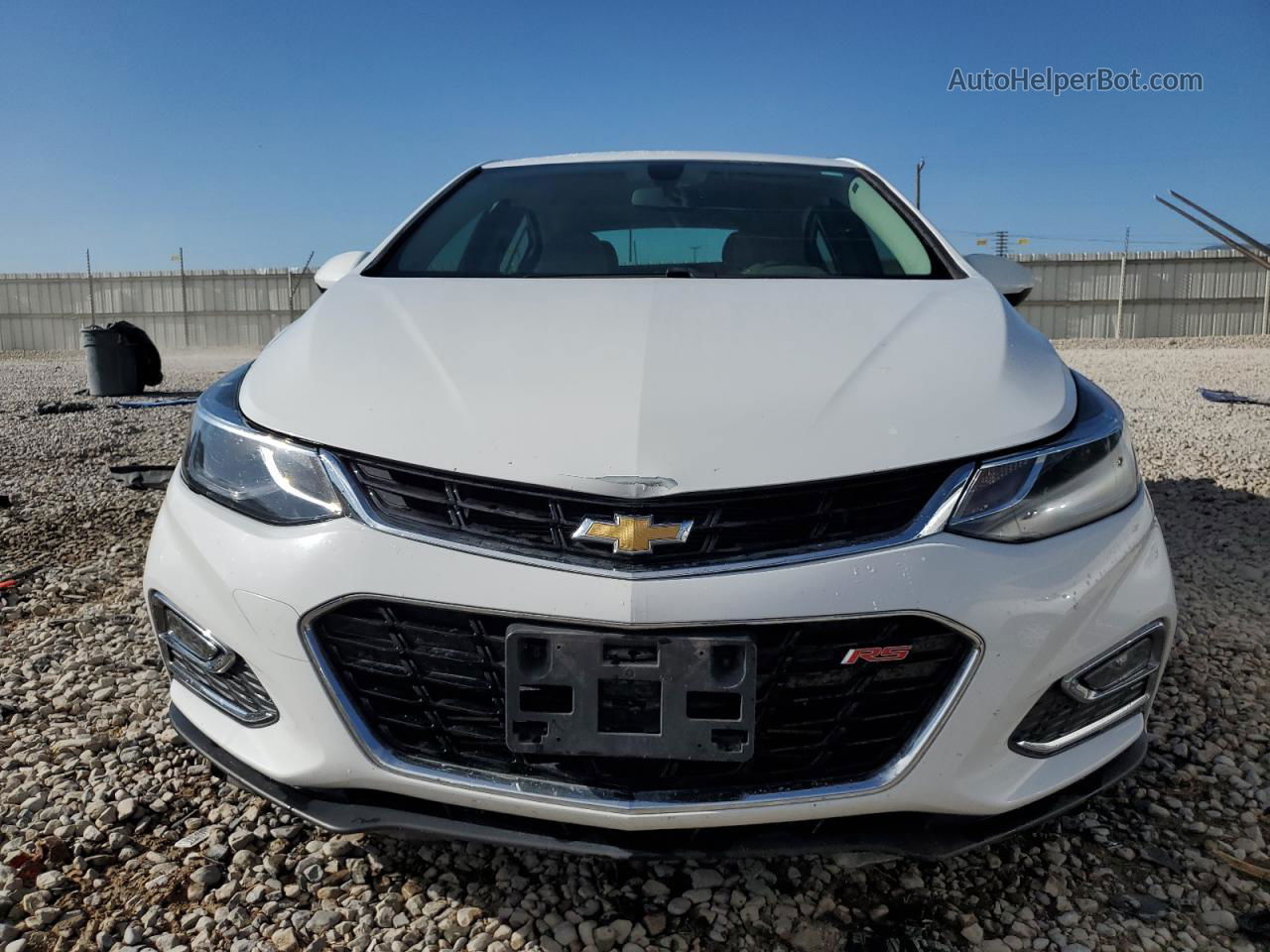 2018 Chevrolet Cruze Lt White vin: 3G1BE6SM6JS649690