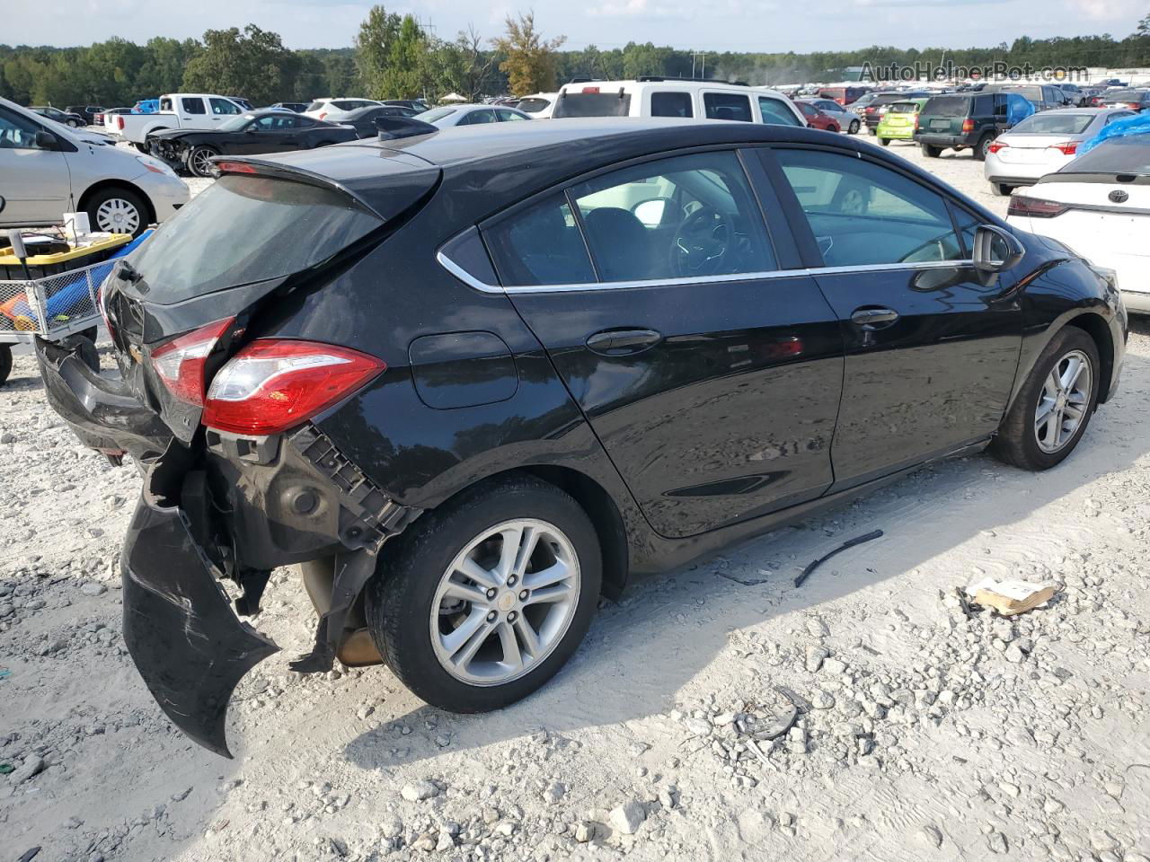 2017 Chevrolet Cruze Lt Black vin: 3G1BE6SM7HS508931