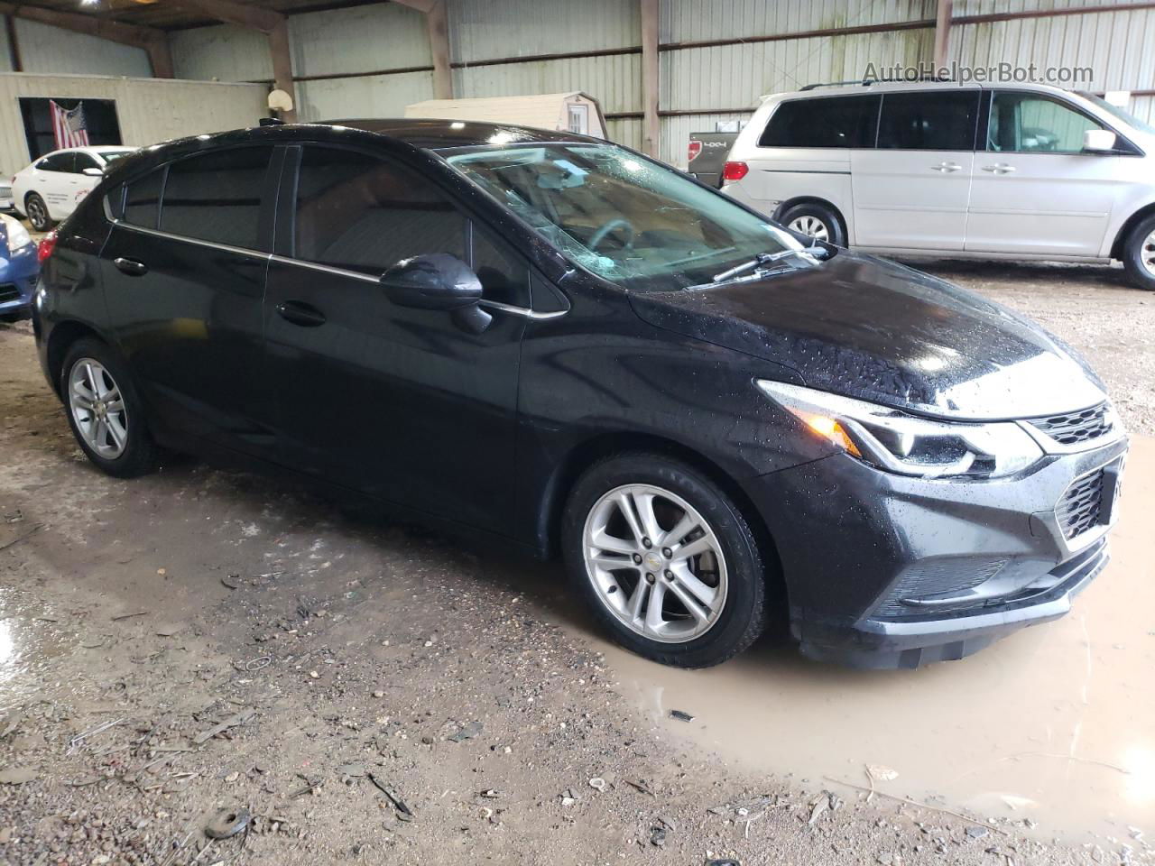 2017 Chevrolet Cruze Lt Black vin: 3G1BE6SM7HS522974