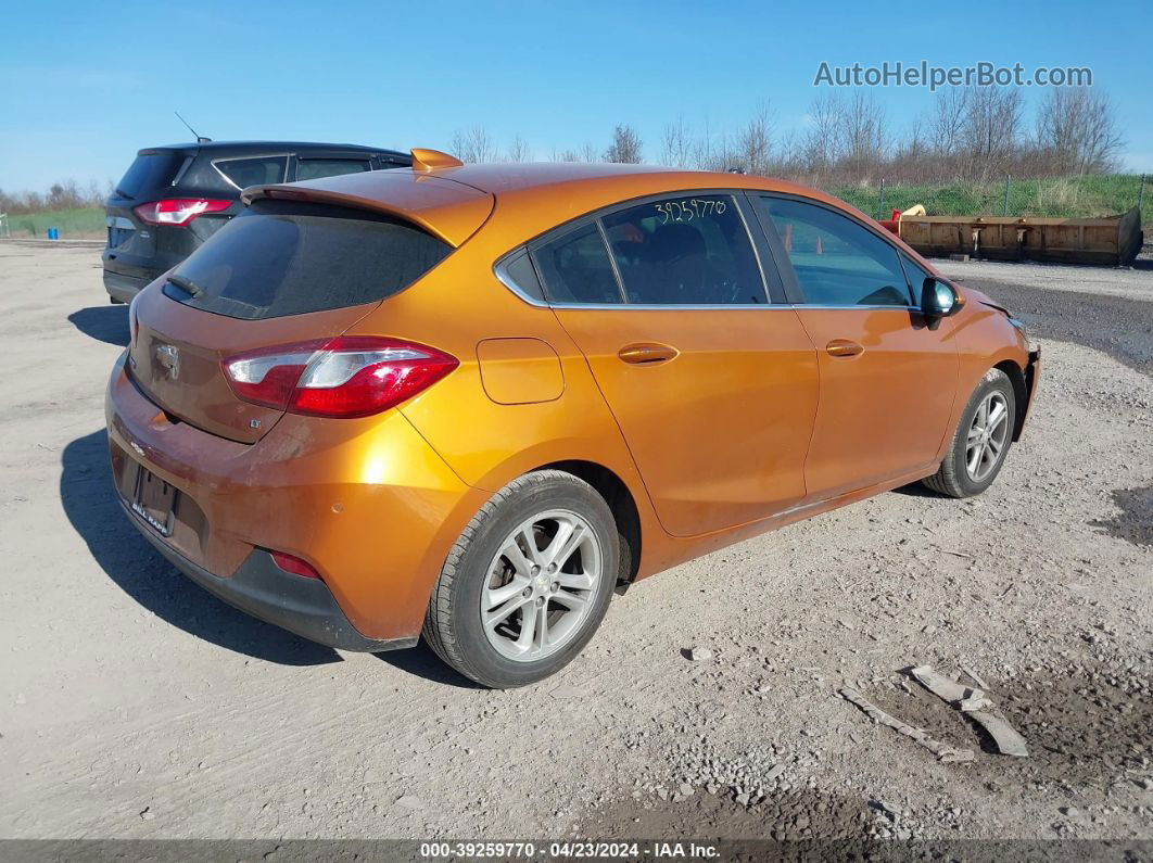 2017 Chevrolet Cruze Lt Auto Orange vin: 3G1BE6SM7HS529729