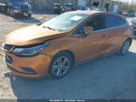 2017 Chevrolet Cruze Lt Auto Orange vin: 3G1BE6SM7HS529729