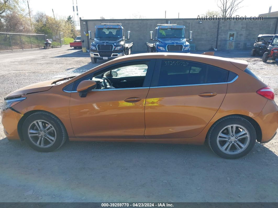 2017 Chevrolet Cruze Lt Auto Orange vin: 3G1BE6SM7HS529729