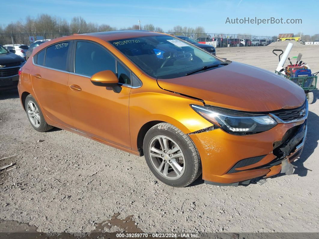 2017 Chevrolet Cruze Lt Auto Orange vin: 3G1BE6SM7HS529729