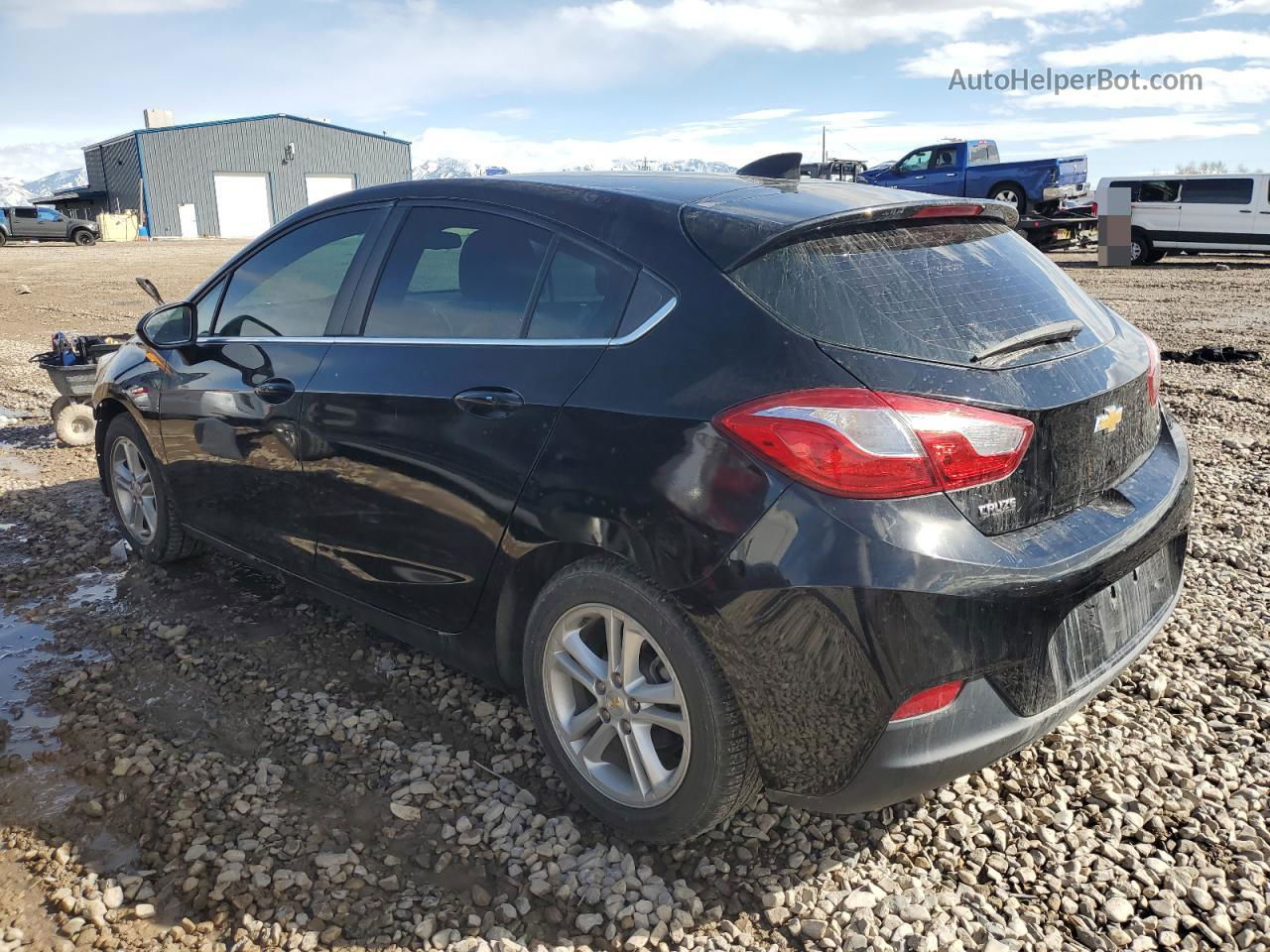 2017 Chevrolet Cruze Lt Black vin: 3G1BE6SM7HS554954