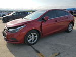 2018 Chevrolet Cruze Lt Red vin: 3G1BE6SM7JS587121