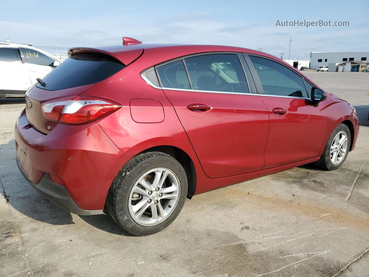 2018 Chevrolet Cruze Lt Red vin: 3G1BE6SM7JS587121