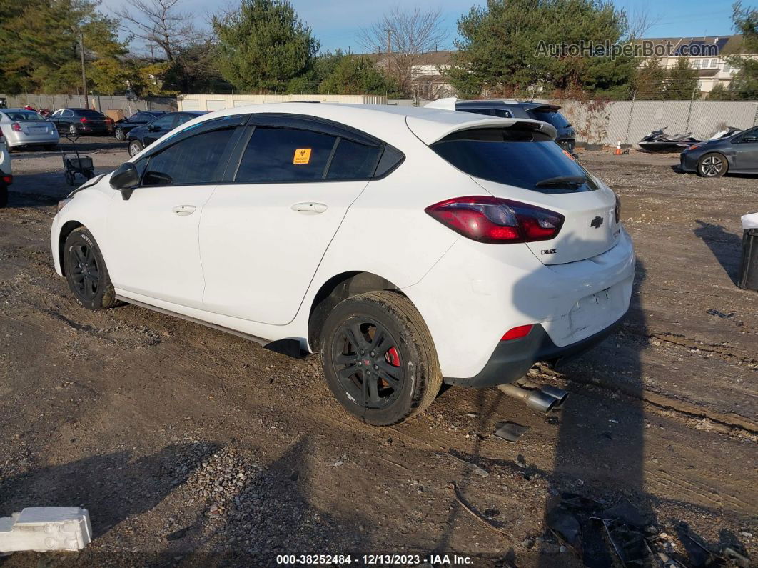 2018 Chevrolet Cruze Lt Auto White vin: 3G1BE6SM7JS626676